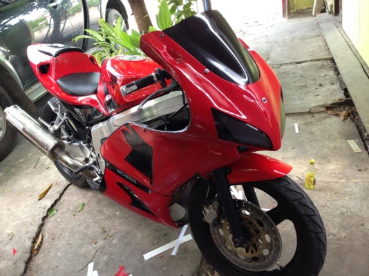 ขาย honda cb250 ปี89 แฟริ่งแต่ง รถทะเบียนแท้ ๆ แน่นอน