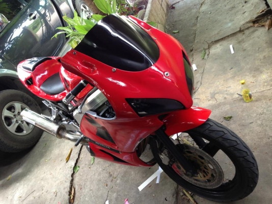 ขาย honda cb250 ปี89 แฟริ่งแต่ง รถทะเบียนแท้ ๆ แน่นอน