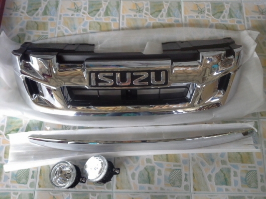 ชุดอัพเกรด ไฟหน้า กระจัง คิ้ว สปอตไลท์ all new dmax