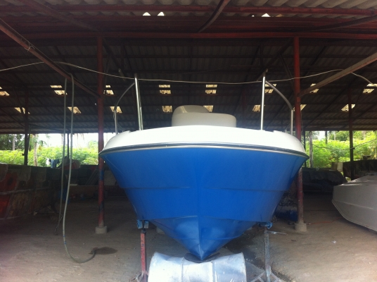 ขายเรือไฟเบอร์ต่อใหม่ ขนาด 22 ฟุต