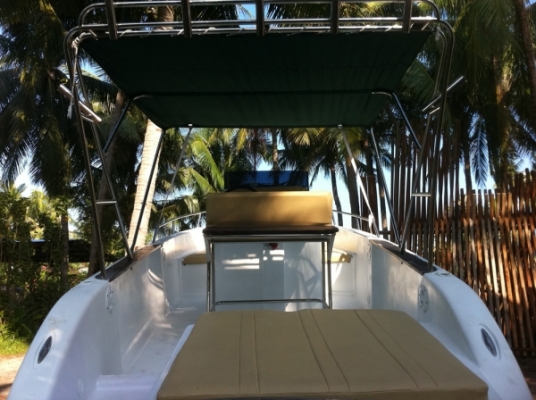 ขายเรือไฟเบอร์ต่อใหม่ ขนาด 22 ฟุต