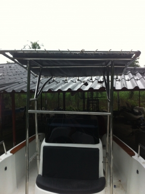 ขายเรือไฟเบอร์ต่อใหม่ ขนาด 22 ฟุต