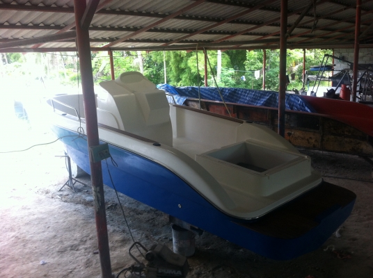 ขายเรือไฟเบอร์ต่อใหม่ ขนาด 22 ฟุต