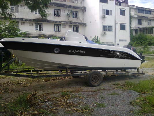 ขายเรือไฟเบอร์ต่อใหม่ ขนาด 22 ฟุต