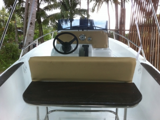 ขายเรือไฟเบอร์ต่อใหม่ ขนาด 22 ฟุต