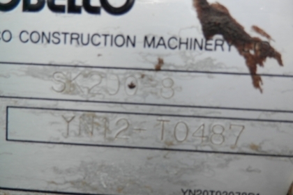 KOBELCO 200 MACK8 YN12 ใช้งาน7000ช.มเศษ รถทำงานอยู่