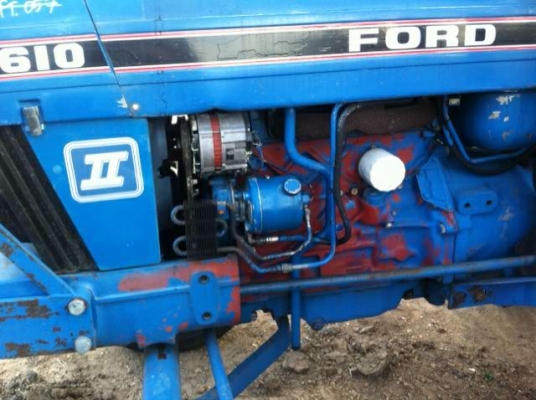 รถไถนา FORD 6610 เพลาเดียว ปั้มเหลียม มีตู้เก๋ง(เก่านอก)