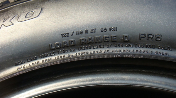 ขายยาง BF Goodrich Allterrain 285 75 r16 ปี10