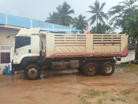 ขายรถดั๊ม22ล้อISUZU 360 กระบะสามมิตรหาง 3 เพลาแท้ปี 52 สนใจโทร 0819701072