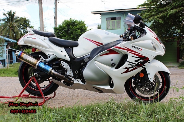 แม็กสิงห์บุรี//HAYABUSA 1300CC ปี2008 สภาพหล่อ ท่อสูตร WYVERN FULL อินวอย+สพม 385000 ด่วน