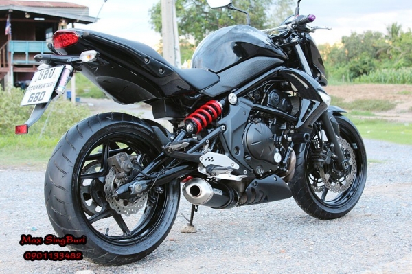 แม็กสิงห์บุรี//KAWASAKI ER6N ปี2009 ABS สภาพดี ท่อARROW ทะเบียนพร้อม 169000 (รับแลก-เทิร์น)