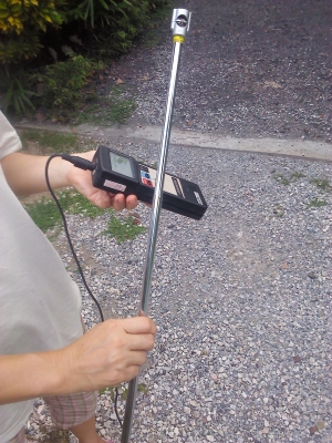 เครื่องวัดความเร็วลม อุณหภูมิ แบบชุดวัดแยกจากตัวเครื่อง วัดได้หลายหน่วยมาก(มี2 เครื่อง) เครื่องวัดความเร็วลม อุณหภูมิ แบบชุดวัดแยกจากตัวเครื่อง วัดได้หลายหน่วยมาก(มี2 เครื่อง)