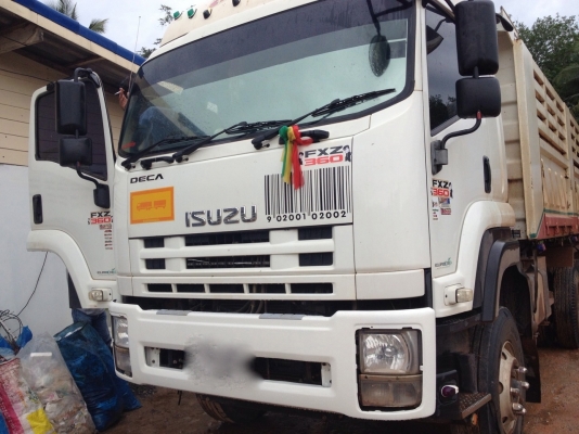 รถอิซูซุ 10 ล้อดั้ม 360 แรงม้า ปี 52 ( รถวิ่ง 18x,xxx กม. ) ( ขายแม่ลูก )  สนใจติดต่อ 081 - 6079515