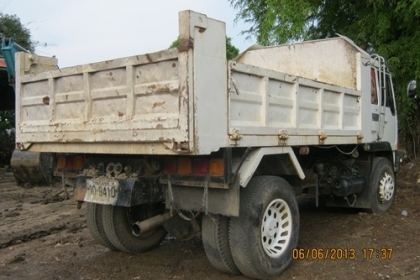 ขายรถบรรทุกหกล้อดั้ มิซูบิชิ FK 455H เครื่อง6D14 เครื่อง 175 แรงม้า เกียร์HO