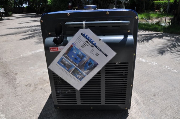 ขาย เครื่องปั่นไฟ+เชื่อมได้ ASHITA 5000วัตร์ ดีเซลตู้เก็บเสียง 38,000บาท