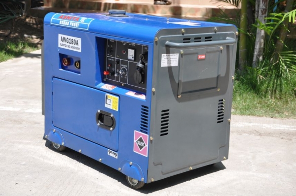 ขาย เครื่องปั่นไฟ+เชื่อมได้ ASHITA 5000วัตร์ ดีเซลตู้เก็บเสียง 38,000บาท