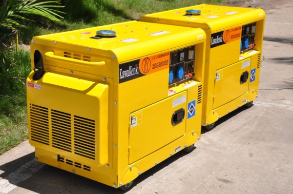 ขายเครื่องปั่นไฟ KAWA KENKI 6 KW. (6,000วัตร) ดีเซล สตาร์ทไฟฟ้า ตู้เก็บเสียง 35,000เท่านั้น!!