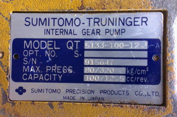 Sell> ปั้มไฮโดรลิค 2 ตอน ยี่ห้อ SUJIMOTO Japan สภาพดีครับ ใช้ไม่ได้ยินดีคืนเงินครับ