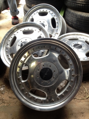 ขายล้อ Benz 2 ชิ้นแท้ แยกชิ้นได้ LORINSER ขอบ 17x8 5/112 สภาพเดิม สวยๆ ครับ