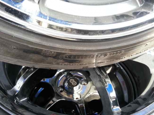 ขายแม็ก Enkai ขอบ 17  4รู100  พร้อมยาง