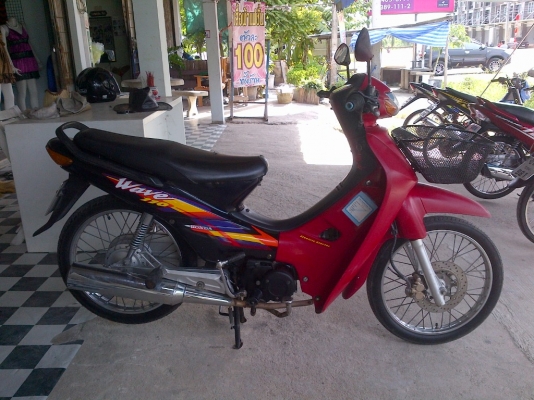 ขาย!เวฟ110 ปี44 รถเครื่องเดิมแน่นๆ พร้อมใช้ ทะเบียน+เอกสารโอน ภาษีไม่หมด