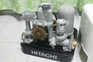 ปั้มน้ำ HITACHI แบบอัตโนมัติชนิดแรงดันน้ำคงที่ ขนาด350วัตต์