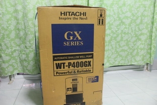 ปั๊มน้ำอัตโนมัติ HITACHI  WT-P400GX 400w. 100เปอร์เซนต์