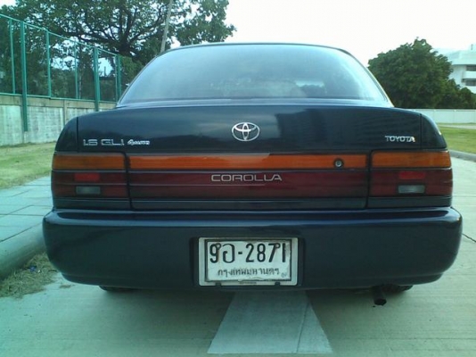 ขายTOYOTA COROLLA 3 ห่วง 1.6 GLI เกียร์ Auto กระจกไฟฟ้า พร้อมใช้งาน