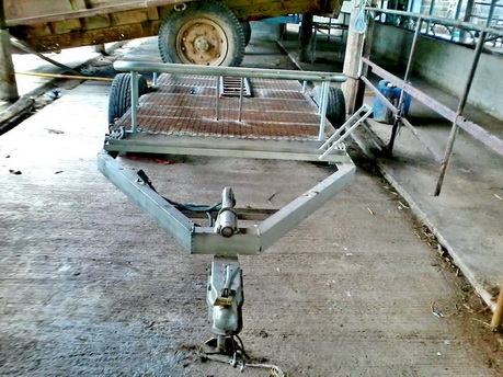 รถพ่วงเทรลเลอร์ อุปกรณ์ดี.ขายถูกๆไปเลย..เหมาะใช้งานในไร่ สวน บรรทุก