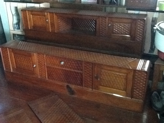 เตียงไม้สักทองแอนทีคสวยสุดๆ