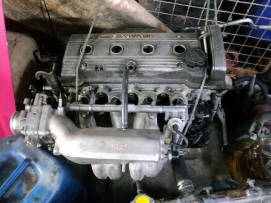 เครื่องtoyota 7Aท่อนตรง ฝาไม่โก่งไม่เคยปาดเครื่องยังติดได้ ขายแค่ 3,000 (แยกขายได้)