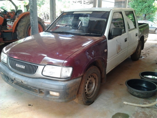 ขาย รถหลวงประมูล มี2คัน กระบะ4ประตู ISUZU 2.5 SX  CAB4 โฉม ดราก้อนอาย ปี42/99 เครื่องเดิม เกียร์เดิม แห้งดีวิ่งดี แรง ช่วงล่างแน่นคัสซีสวยไม่ผุไม่ดาม กระบะดีพื้นดี หัวบางเดิมภายในสวยคอนโซลครบ พ.พาวเวอร์ แอร์ กระจกมือหมุน หน้า-หลังเดิม สีต้องเคลียร์ เอกสาร