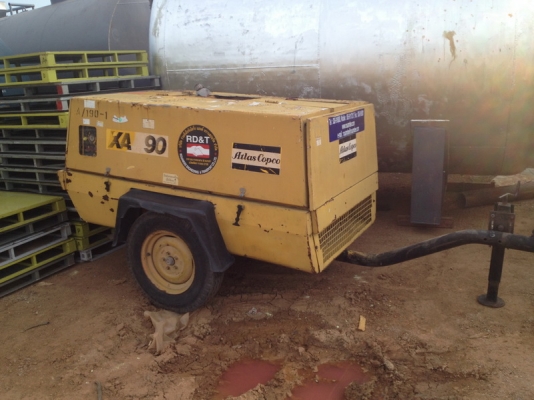 ขายปัี้มลม Atlas Copco ขนาด 190 Cfm สภาพพร้อมใช้ ราคากันเอง