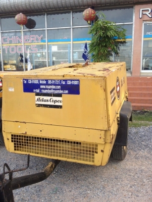 ขายปัี้มลม Atlas Copco ขนาด 190 Cfm สภาพพร้อมใช้ ราคากันเอง