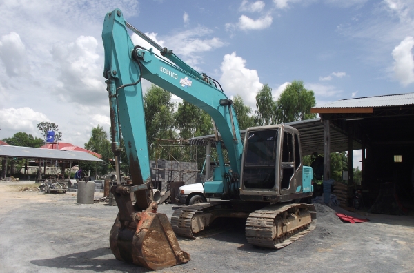 ขายด่วนรถแบคโฮ kobelco sk120 mark tree