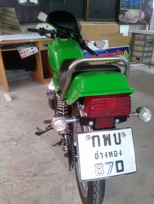 kawasaki gto cafe ทะเบียนโอน ทำสีใหม่