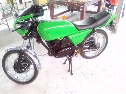 kawasaki gto cafe ทะเบียนโอน ทำสีใหม่