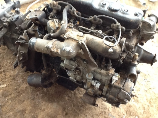 ขายด่วนเครื่อง 4BE1 พร้อมใช้งานปั้มแถวมีใบคลุมเครื่อง 110HPไม่มีเกียร์