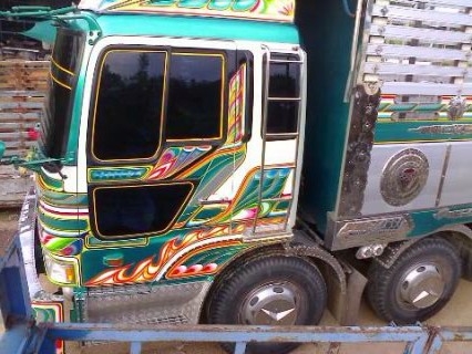 Hino โปรเฟีย เครื่อง K-13ซี 335แรง 12ล้อ 2 เพลา กระบะดั้มพ์ เกียร์ฟูลเลอร์ อลูมิเนียมทั้งลูก