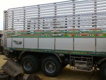 Hino โปรเฟีย เครื่อง K-13ซี 335แรง 12ล้อ 2 เพลา กระบะดั้มพ์ เกียร์ฟูลเลอร์ อลูมิเนียมทั้งลูก