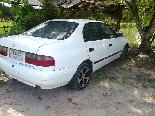 ขายท้ายโด่งไฟแยกเกียร์ออโต้ปี95ไฟฟ้าเครื่องเกียร์ดีแอร์เย็นสีบางๆซีดๆบางจุด คานหน้าไล้มาบางๆประหยัดขี่กลับบ้านได้เลย