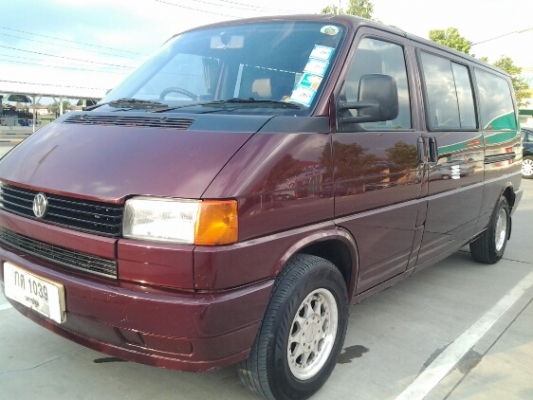 ปรับราคาขายรถตู้โฟล์คคาราเวลปี96รถบ้านแท้ๆขายถูกติดแก๊สLPGราคา120000