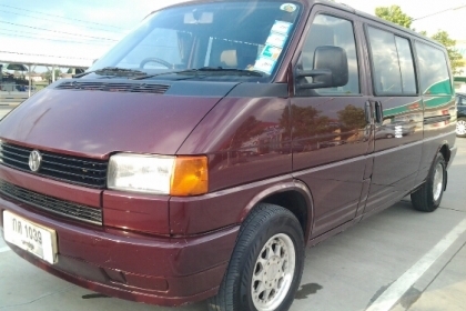 ปรับราคาขายรถตู้โฟล์คคาราเวลปี96รถบ้านแท้ๆขายถูกติดแก๊สLPGราคา120000