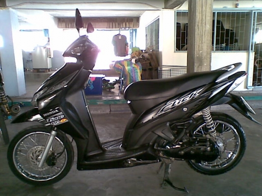 ขาย honda คลิก ปี50 สีดำ สภาพเดิมๆ ชุดสีสวย ล้อเดิม เครืองดี ทะเบียนเต็ม