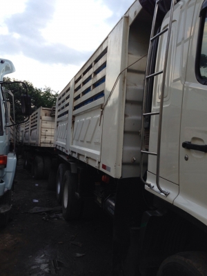 HINO MEGA 380 HP ปี 52 ดั้มสามมิตร ลูกสามคาน