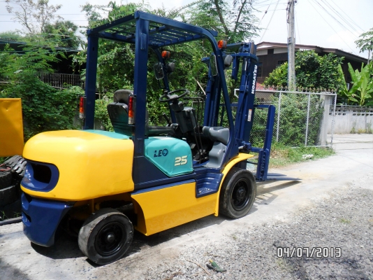 ขายโฟร์คลิฟท์KOMATSU:FG25-12งาหมุนสไลด์นำเข้าจากญี่ปุ่นไม่เคยใช้งานในไทย