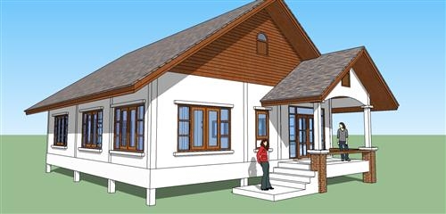 ขายบ้านเดี่ยวพร้อมที่ดิน ราคาถูก ผ่อนผ่านเจ้าของโดยตรง