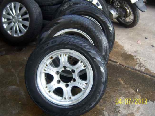 ขายแม็กขอบ 15x7.5   6รู  1ชุด