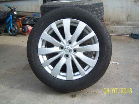 ขายแม็ก 16  SUZUKI Swiff  พร้อมยาง ปี 11  1ชุด