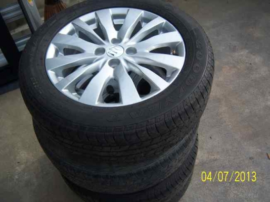 ขายแม็ก 16  SUZUKI Swiff  พร้อมยาง ปี 11  1ชุด